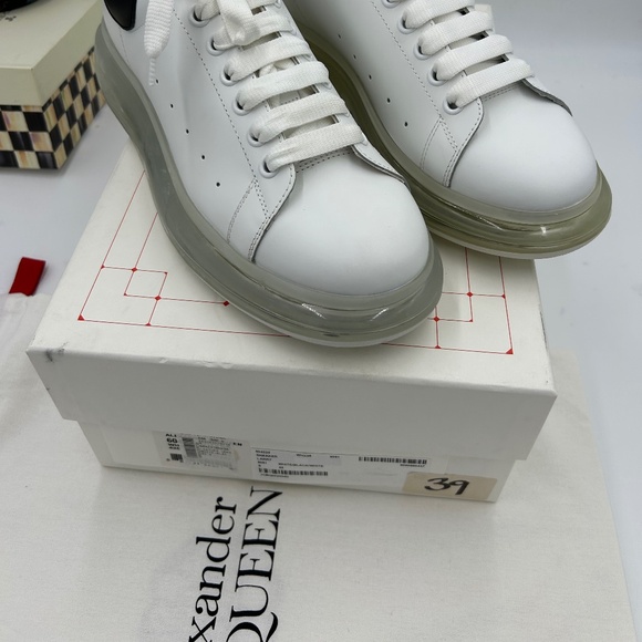 Men’s Alexander, McQueen clear sole chunky sneakers size 43 made in Italy - Picture 14 of 14
